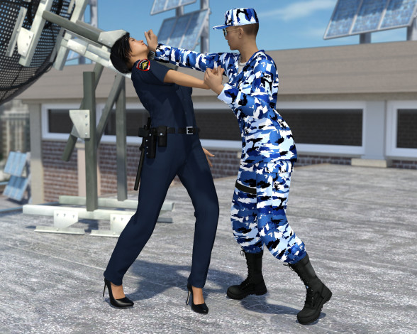 Обои картинки фото she wolf, 3д графика, фантазия , fantasy, взгляд, девушки, she, wolf, фон