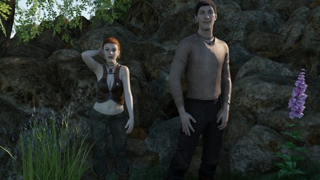 Обои картинки фото 3д графика, фантазия , fantasy, фон, взгляд, девушка