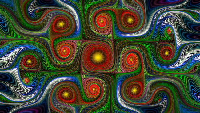 Обои картинки фото 3д графика, фракталы , fractal, цвет, фон, узор