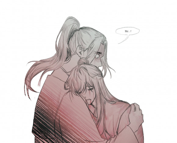 Обои картинки фото аниме, mo dao zu shi, слезы, утешение