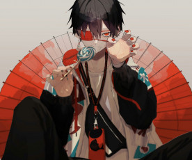 Картинка аниме unknown +другое+ парень