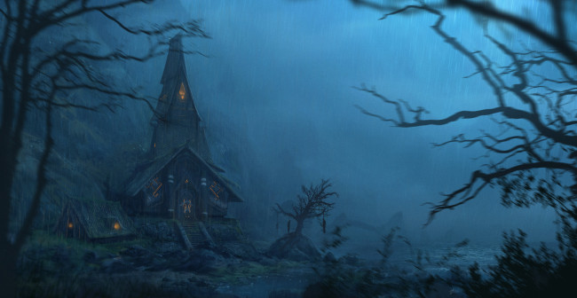 Обои картинки фото фэнтези, иные миры,  иные времена, дом