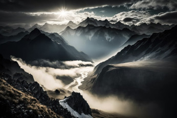 обоя 3д графика, природа , nature, пейзаж