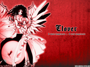 обоя аниме, clover