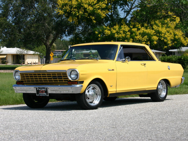 Обои картинки фото nova, ss, 1964, автомобили, chevrolet