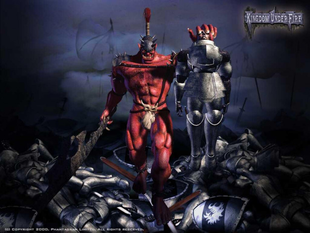 Обои картинки фото видео, игры, kingdom, under, fire, heroes