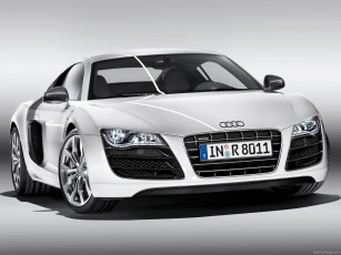 Картинка audi r8 v10 fsi quattro 2010 автомобили