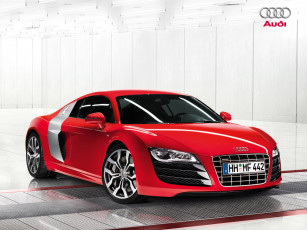 Картинка audi r8 v10 fsi quattro 2010 автомобили