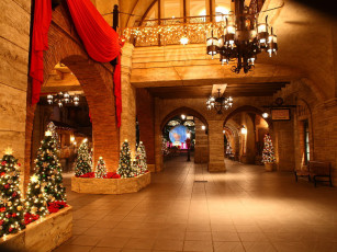 Картинка праздничные новогодние пейзажи