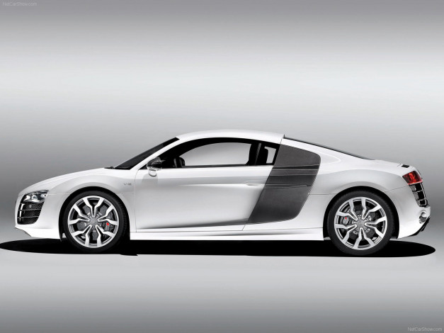 Обои картинки фото audi, r8, v10, fsi, quattro, 2010, автомобили