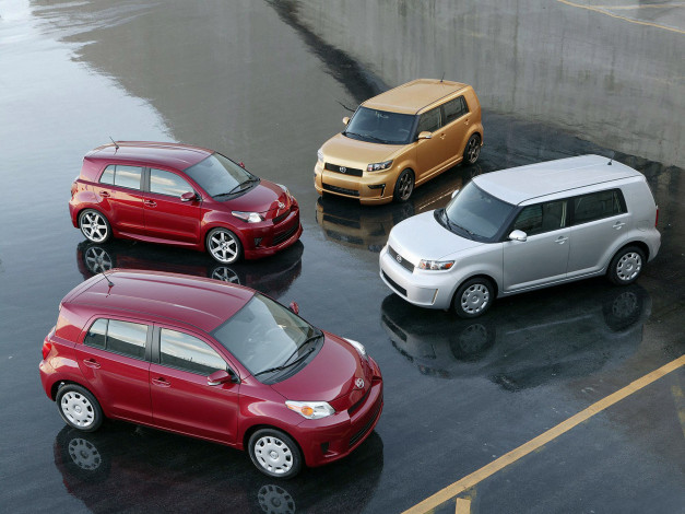 Обои картинки фото автомобили, scion