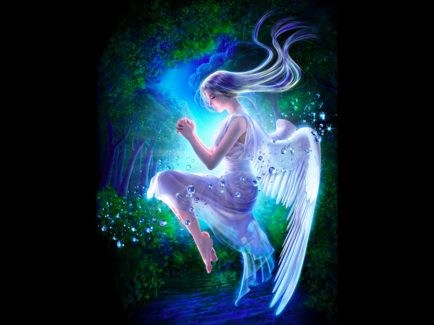 Обои картинки фото фэнтези, ангелы