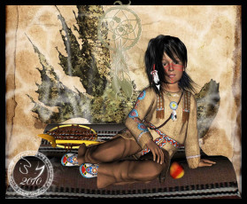 Картинка 3д графика people люди