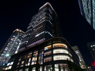 Картинка города огни ночного