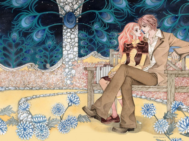 Обои картинки фото рисованные, люди