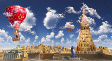 Картинка 3д графика historical история tower of babylon