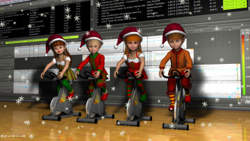 Картинка 3д графика holidays праздники ciclo indoor xmas