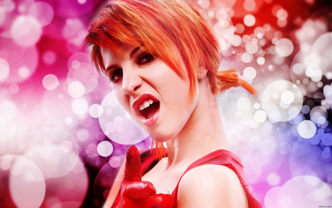 Обои картинки фото hayley, williams, музыка, paramore, певица, вокалистка