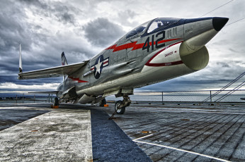 Картинка авиация боевые+самолёты авианосец палуба штурмовик вфм сша