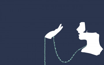 Картинка рисованные минимализм девушка