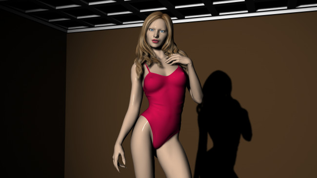 Обои картинки фото 3д графика, people , люди, девушка, взгляд