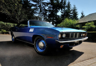 Картинка автомобили plymouth cuda