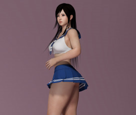 Картинка 3д+графика аниме+ anime взгляд девушка фон