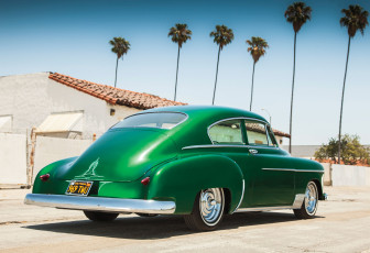 Картинка автомобили custom+classic+car custom green car classic