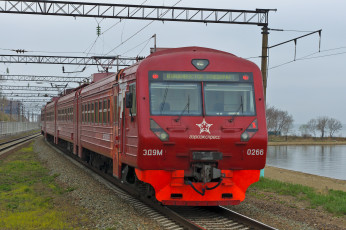 Картинка электричка техника электровозы поезд