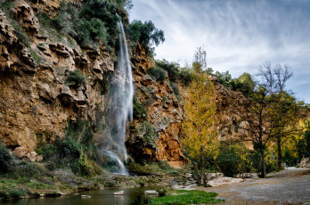 Картинка природа водопады обрыв водопад