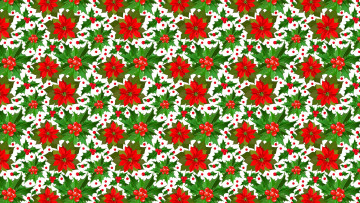 обоя векторная графика, цветы , flowers, текстура, новый, год, праздник, фон, рождество, пуансеттия, christmas