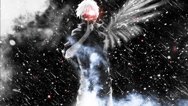 Обои картинки фото аниме, tokyo ghoul, гуль, канеки