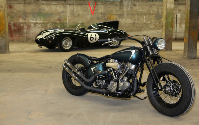 Обои картинки фото мотоциклы, customs, bobber