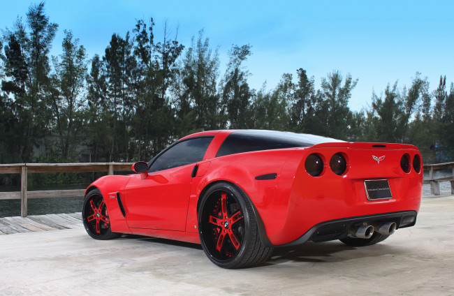 Обои картинки фото автомобили, corvette