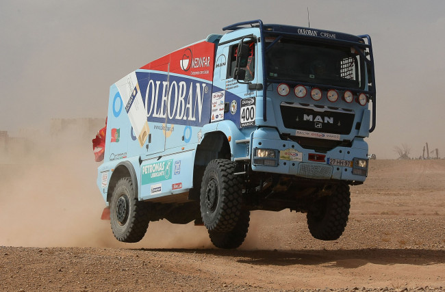 Обои картинки фото спорт, авторалли, truck, rally, 18-480, man, tgs