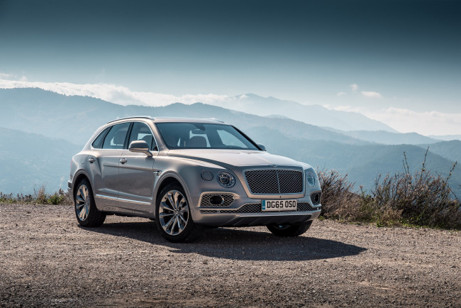 Обои картинки фото автомобили, bentley, 2016г, bentayga