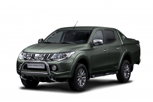 Обои картинки фото автомобили, mitsubishi, 2015г, premiere, edition, double, cab, l200