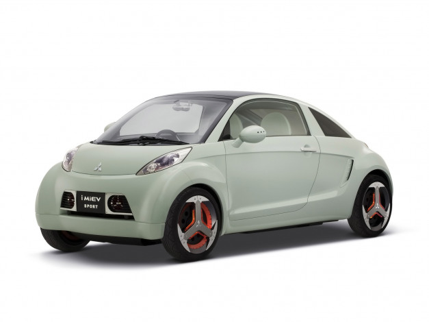 Обои картинки фото mitsubishi i-miev sport concept 2007, автомобили, mitsubishi, i-miev, sport, concept, 2007