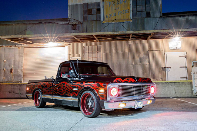 Обои картинки фото автомобили, custom pick-up, chevrolet