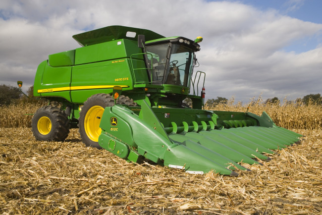 Обои картинки фото техника, комбайны, john, deere