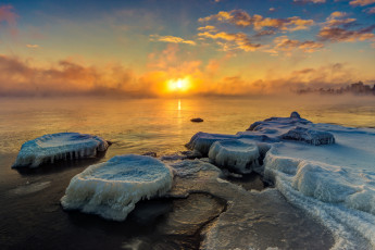 Картинка природа восходы закаты простор