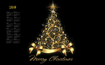 Картинка календари праздники +салюты черный фон 2018 елка