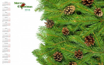 Картинка календари праздники +салюты шишка ветки 2018