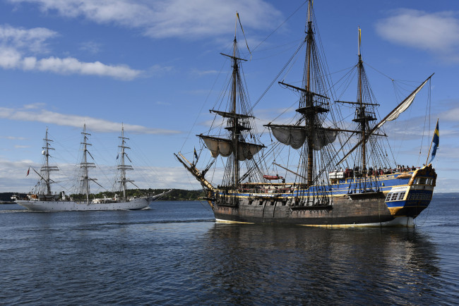 Обои картинки фото корабли, парусники, паруса, мачты