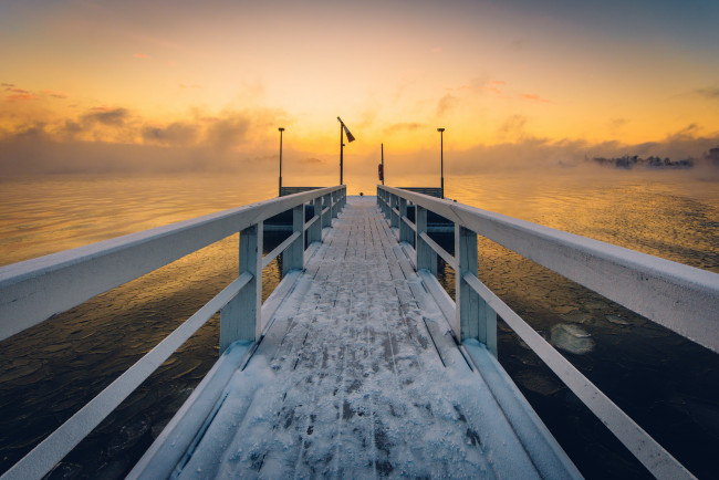 Обои картинки фото природа, восходы, закаты, простор