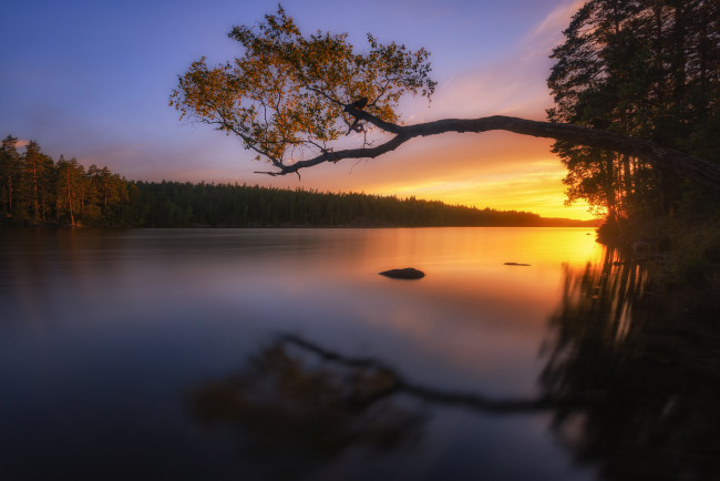 Обои картинки фото природа, восходы, закаты, простор