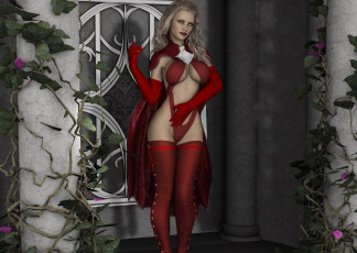 Картинка 3д+графика люди+ people взгляд девушка фон