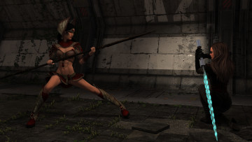 Картинка 3д+графика фантазия+ fantasy взгляд девушки фон