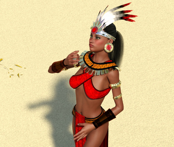 Обои картинки фото 3д графика, люди , people, фон, взгляд, девушка