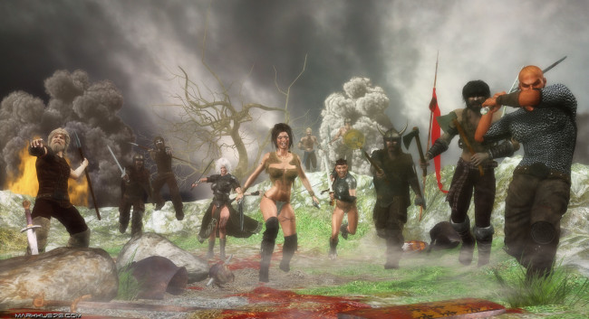 Обои картинки фото 3д графика, армия , military, фон, взгляд, девушка